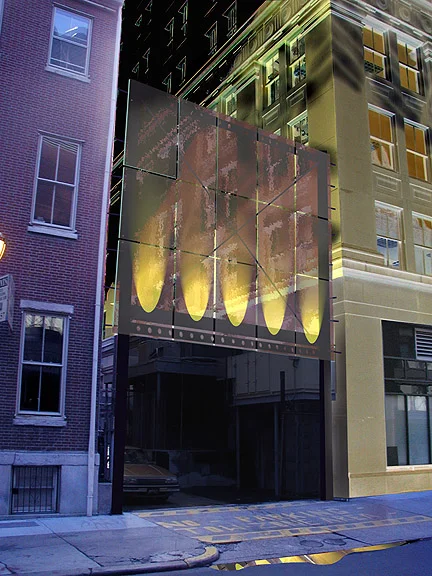 screen with projected image