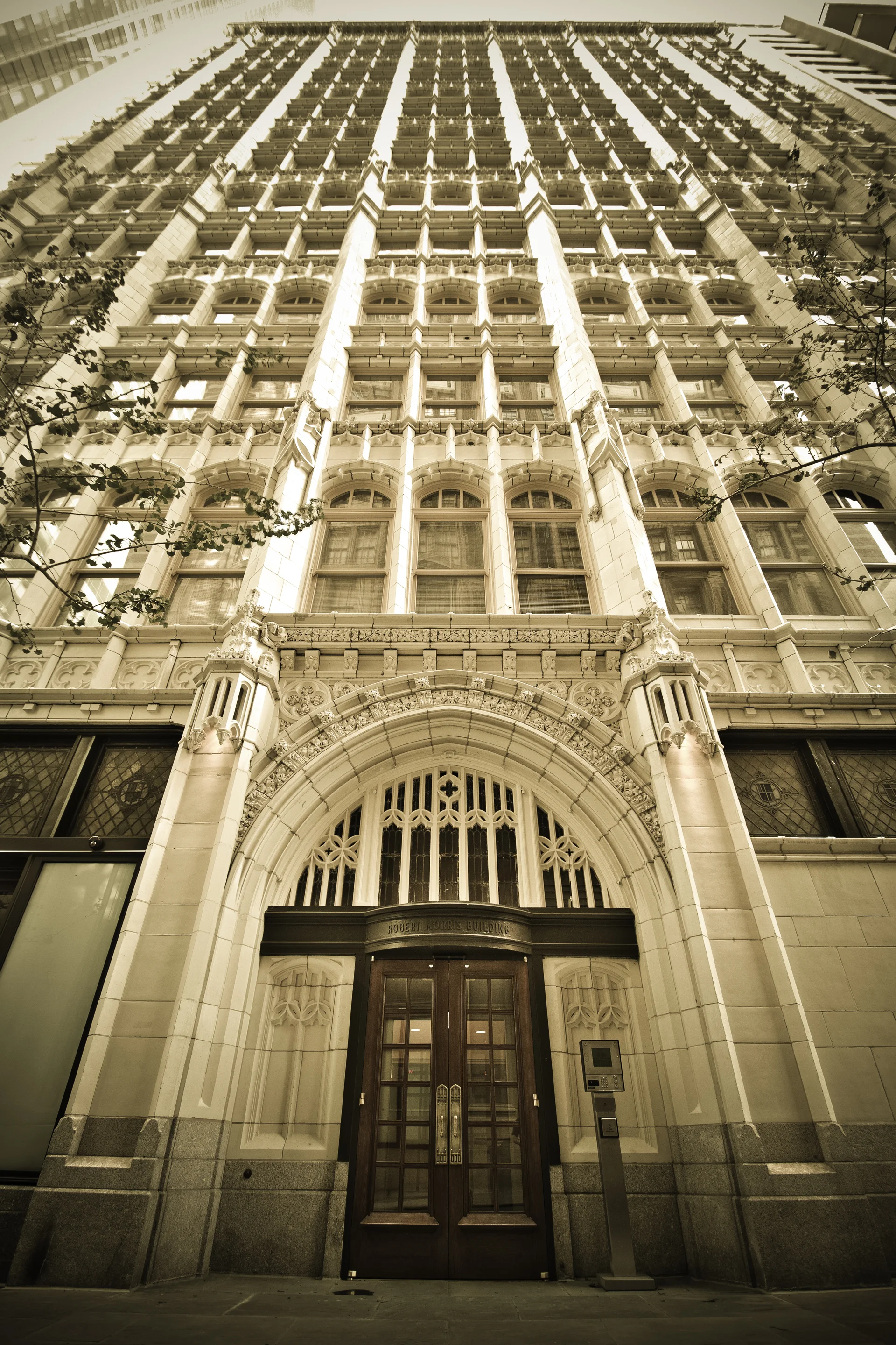 restored Arch Street entry