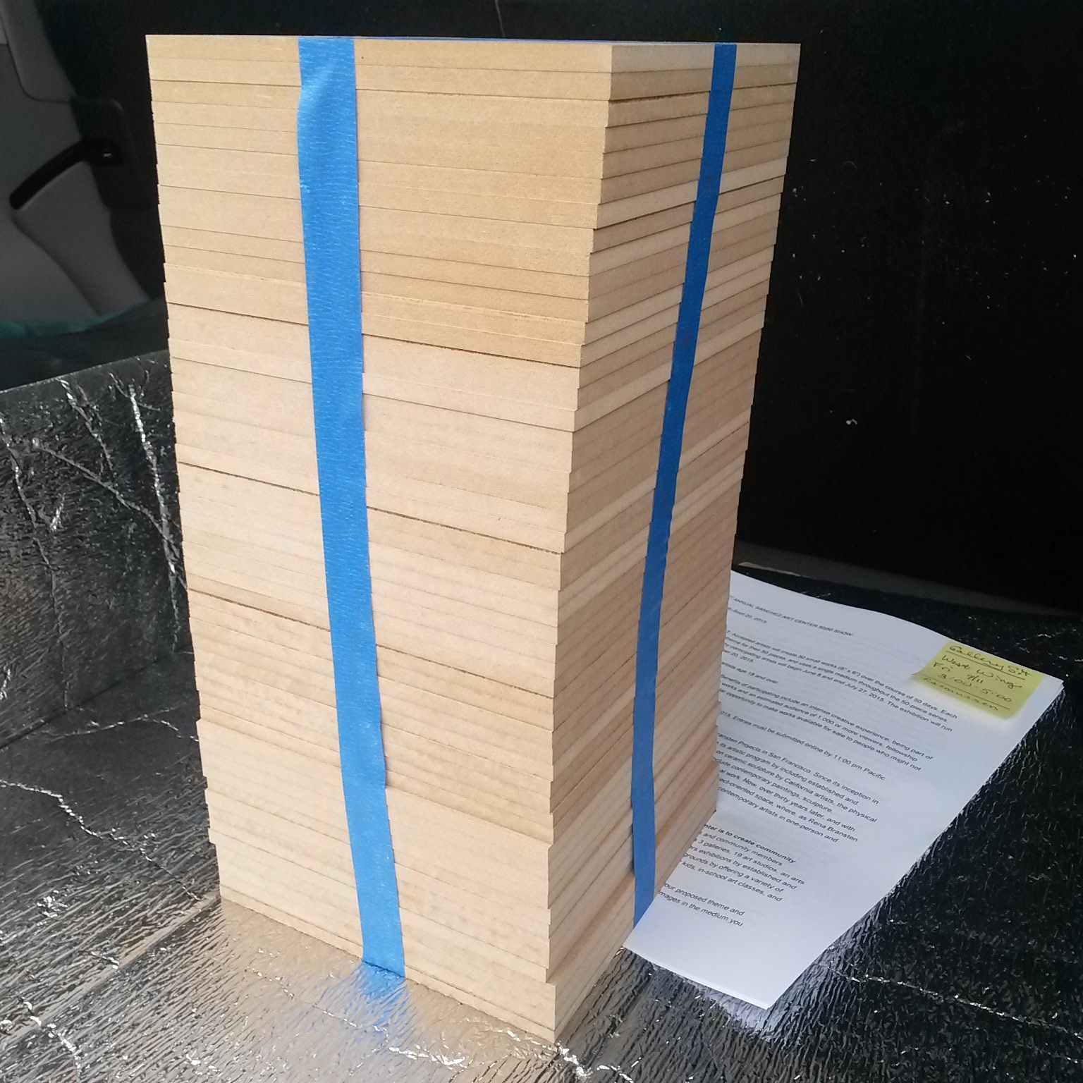Stack of 50 panels for this challenge!