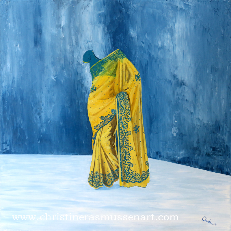 M.O.M., 2015. Oil on canvas, 12"x12". 