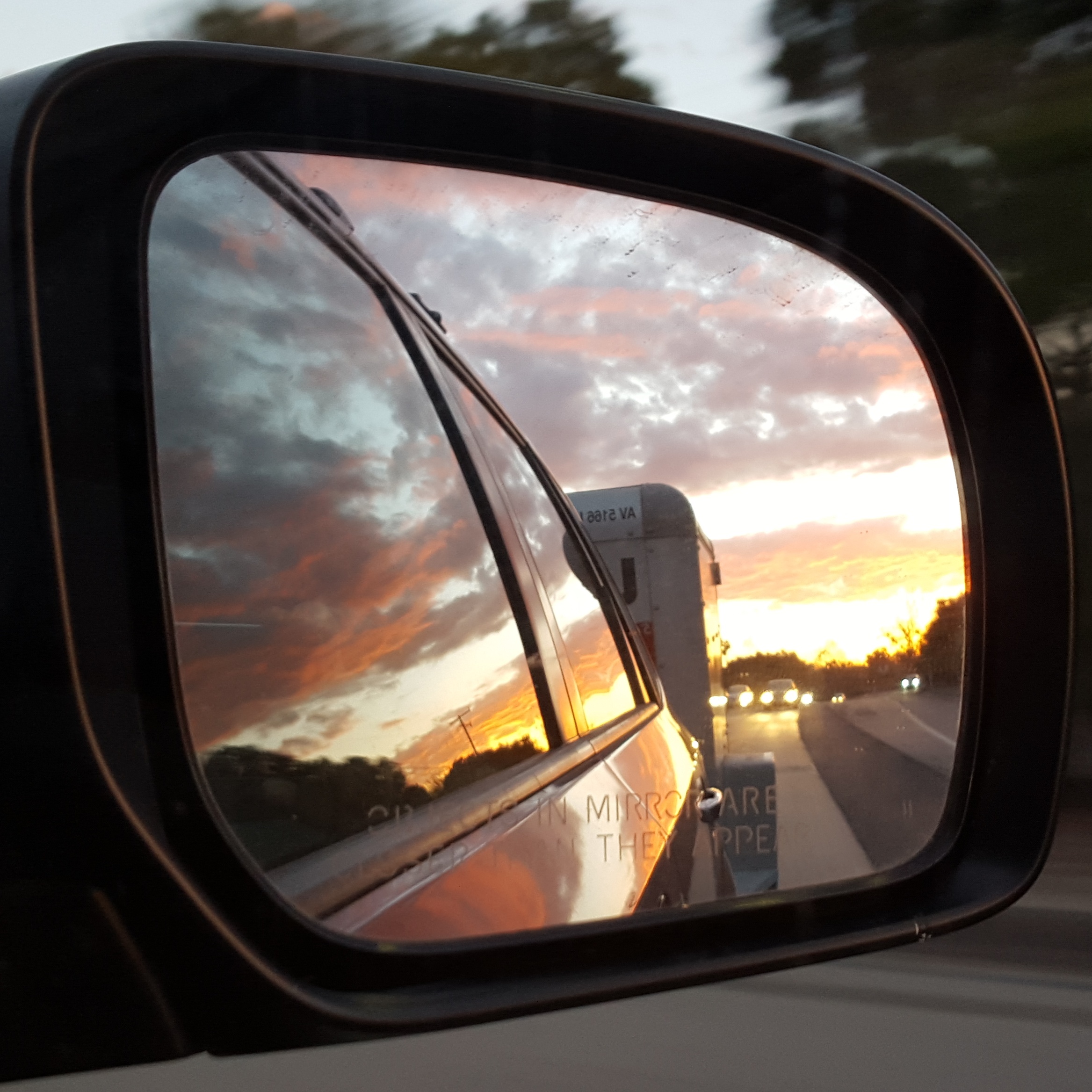 Road trip: with our trailer in tow. Sunset around Santa Barbara on Thanksgiving Day. 