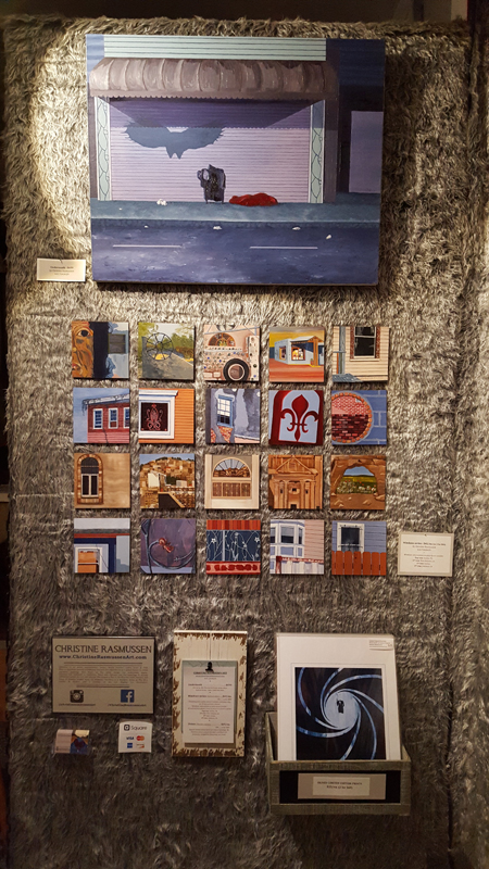 My display at Hive Gallery, April 9-30. 