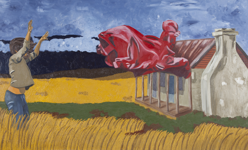 C. Rasmussen | Letting Go | 2010 | Oil on canvas | 36 x 60 inches | $2700. Inspiration for my Nomad series, and included in an eBook about art and Third Culture Kids . 