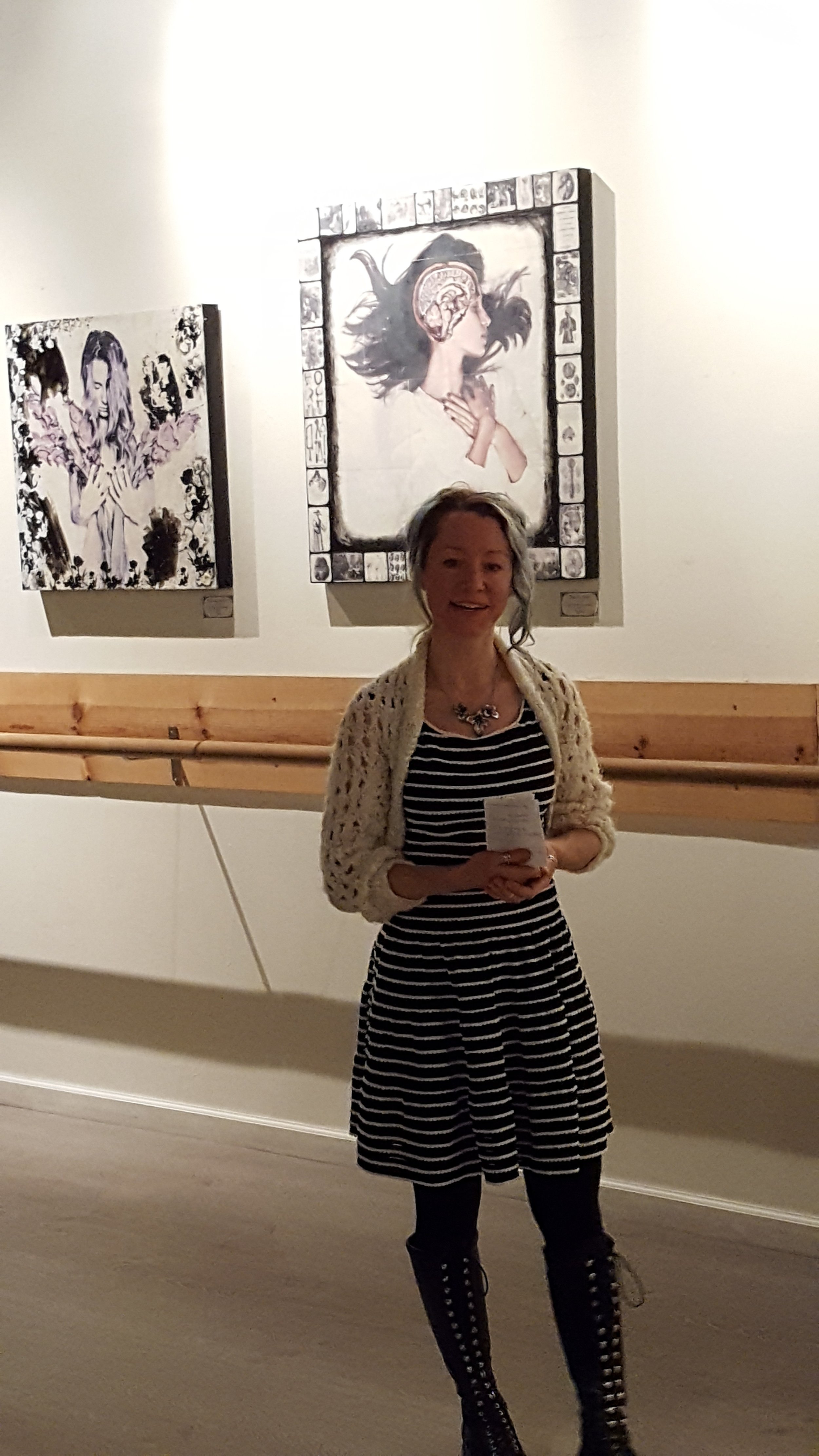 Nicole Fournier answers questions about her encaustic and photo transfer process.