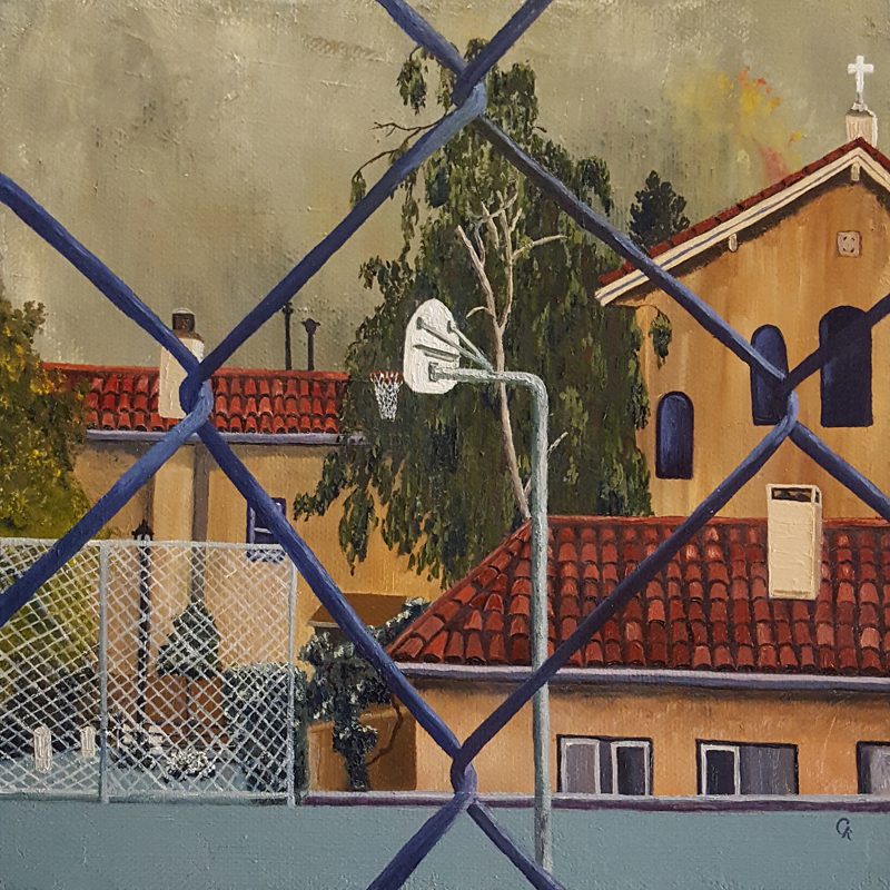 C. Rasmussen | Nostalgia | 8 x 8 inches | Oil on canvas | available at auction
