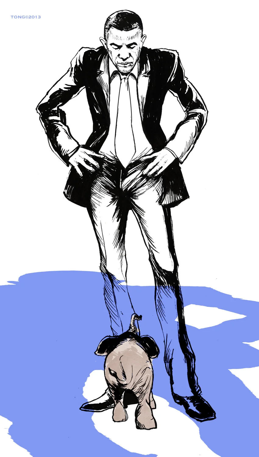 Barack Obama, Paul Tong © 2013