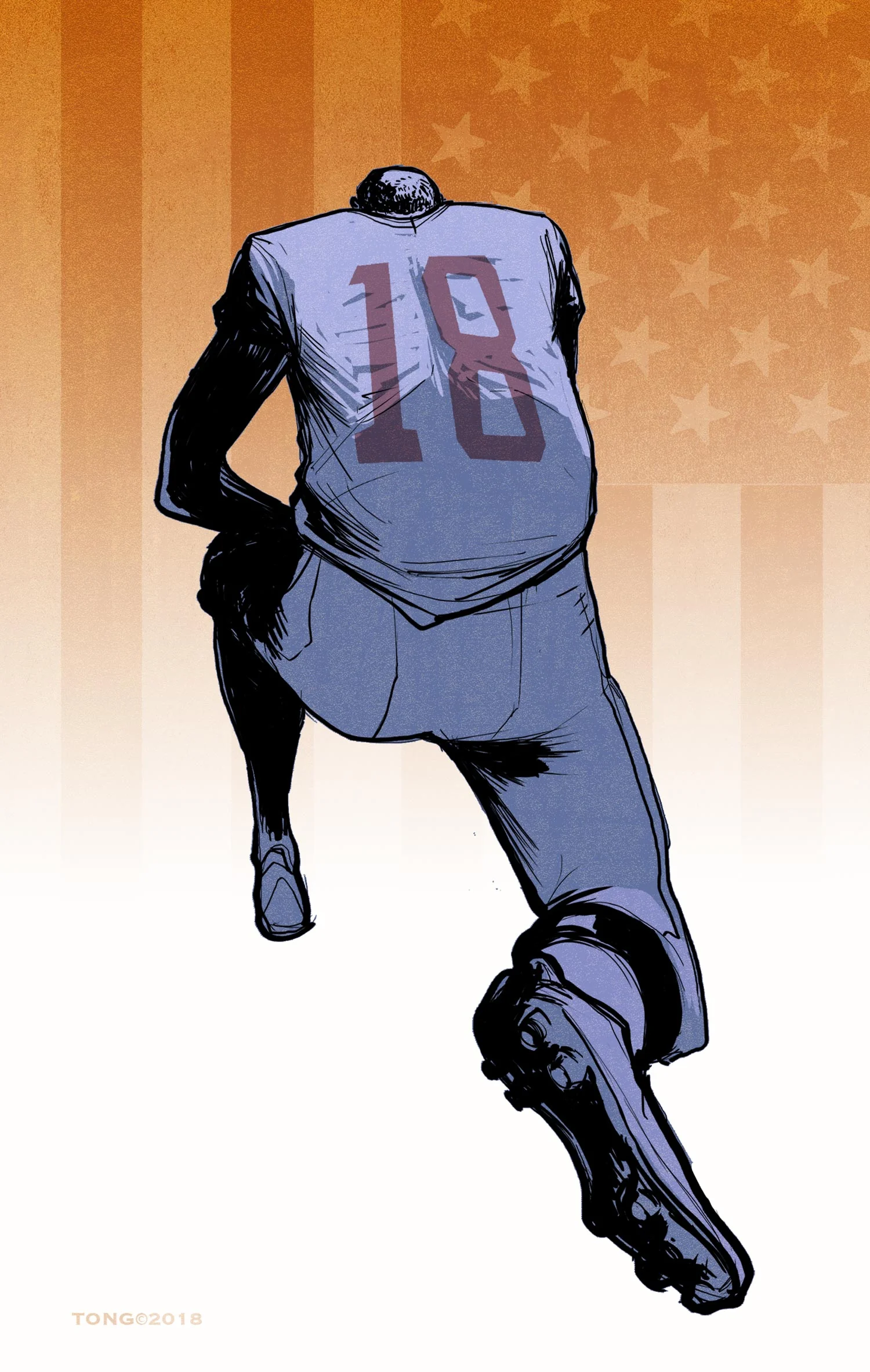 Tribune Media, May 2018, The National Anthem and the NFL. All images Paul Tong © 2018