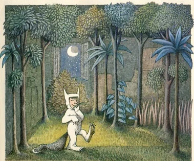 Illustration from Where the Wild Things Are by Maurice Sendak