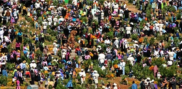 Day of the Dead, San Juan Camula, Chiapas by Bruce Herman