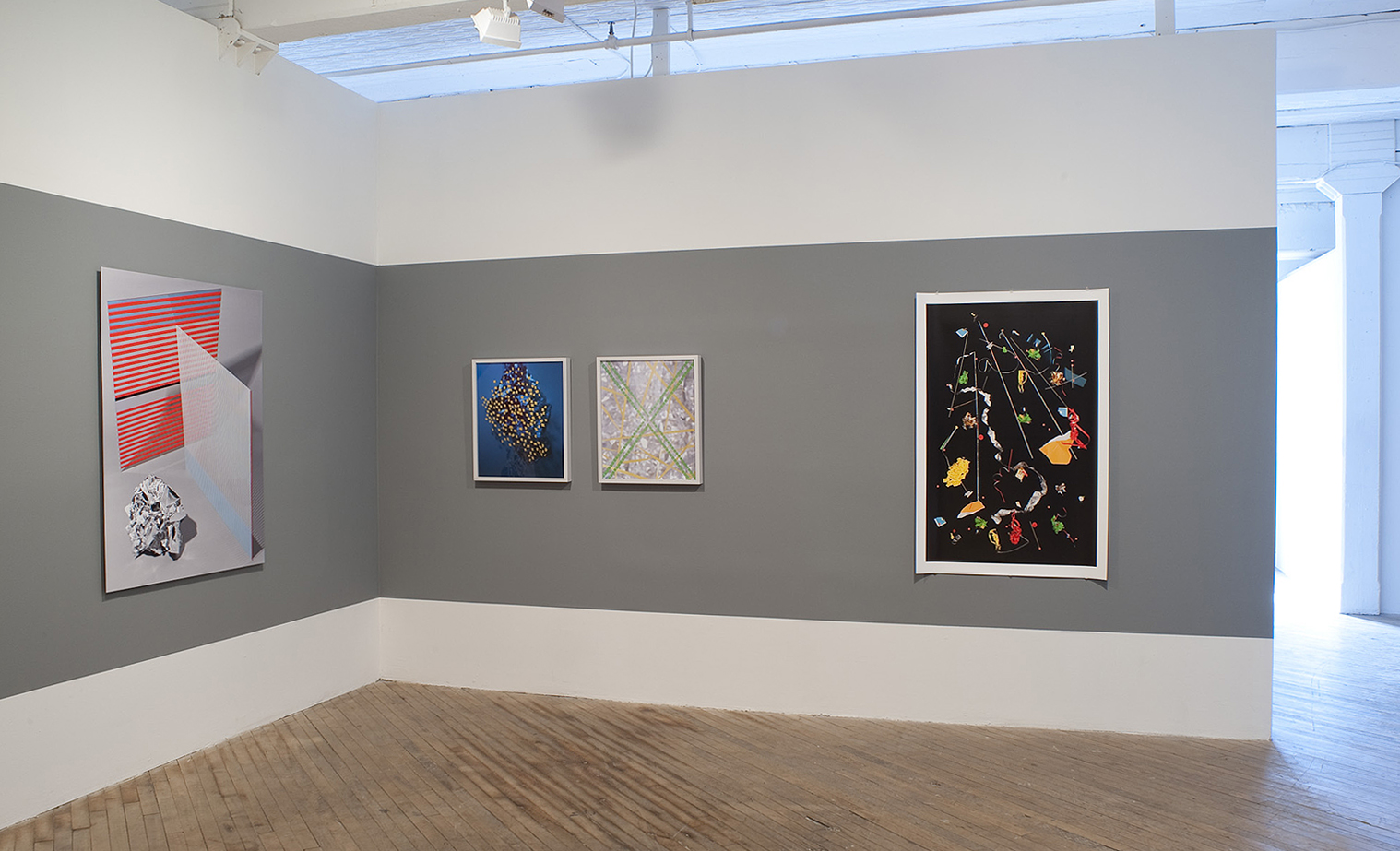 Installation view of Group Show at Vox Populi, 2011