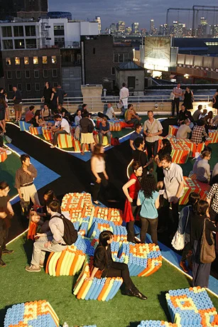 Rooftop installation by INABA / Jerry Saltz