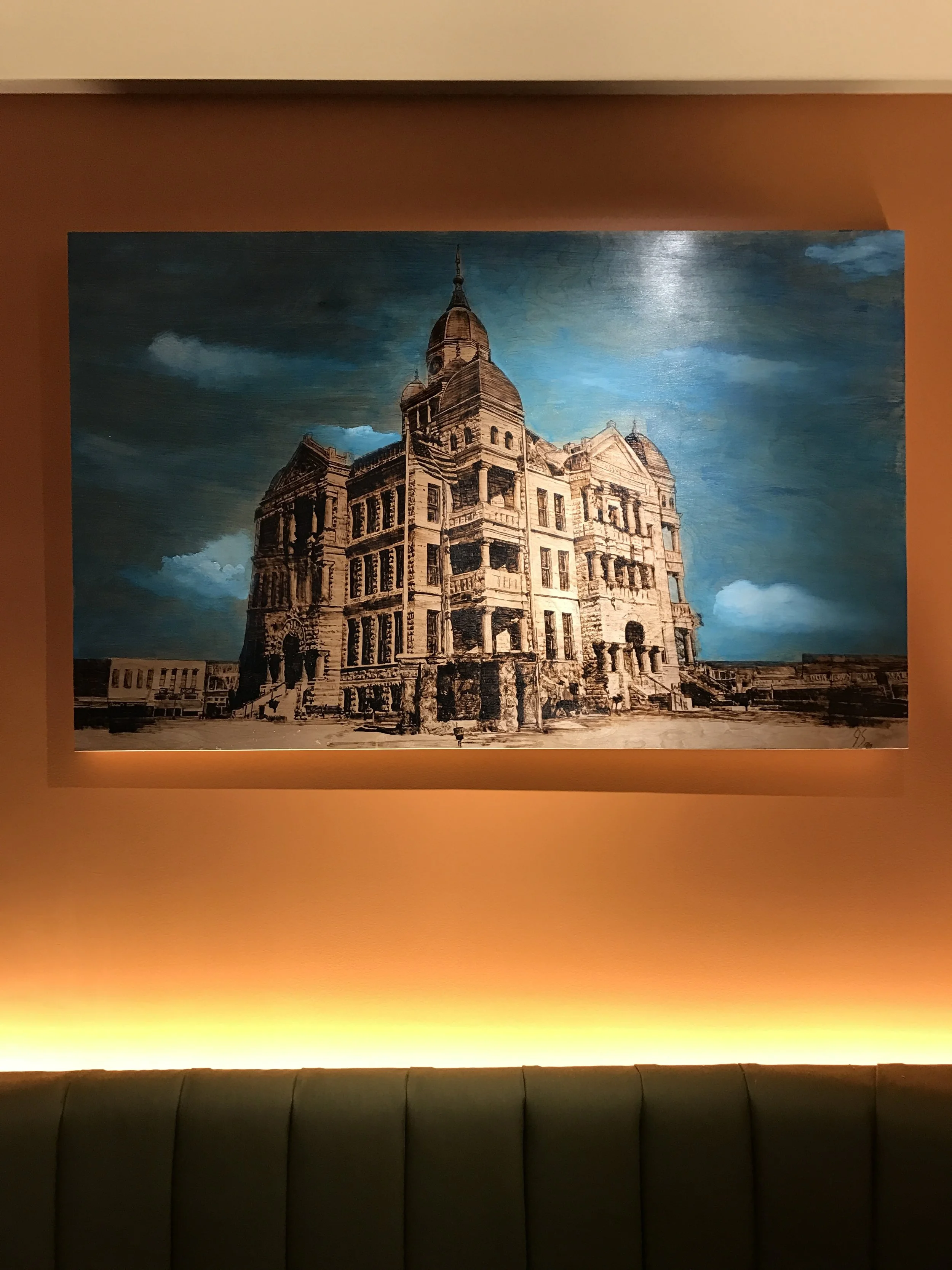 Work by Jeremy Sale Commissioned by The Embassy Suites Hotel in Denton