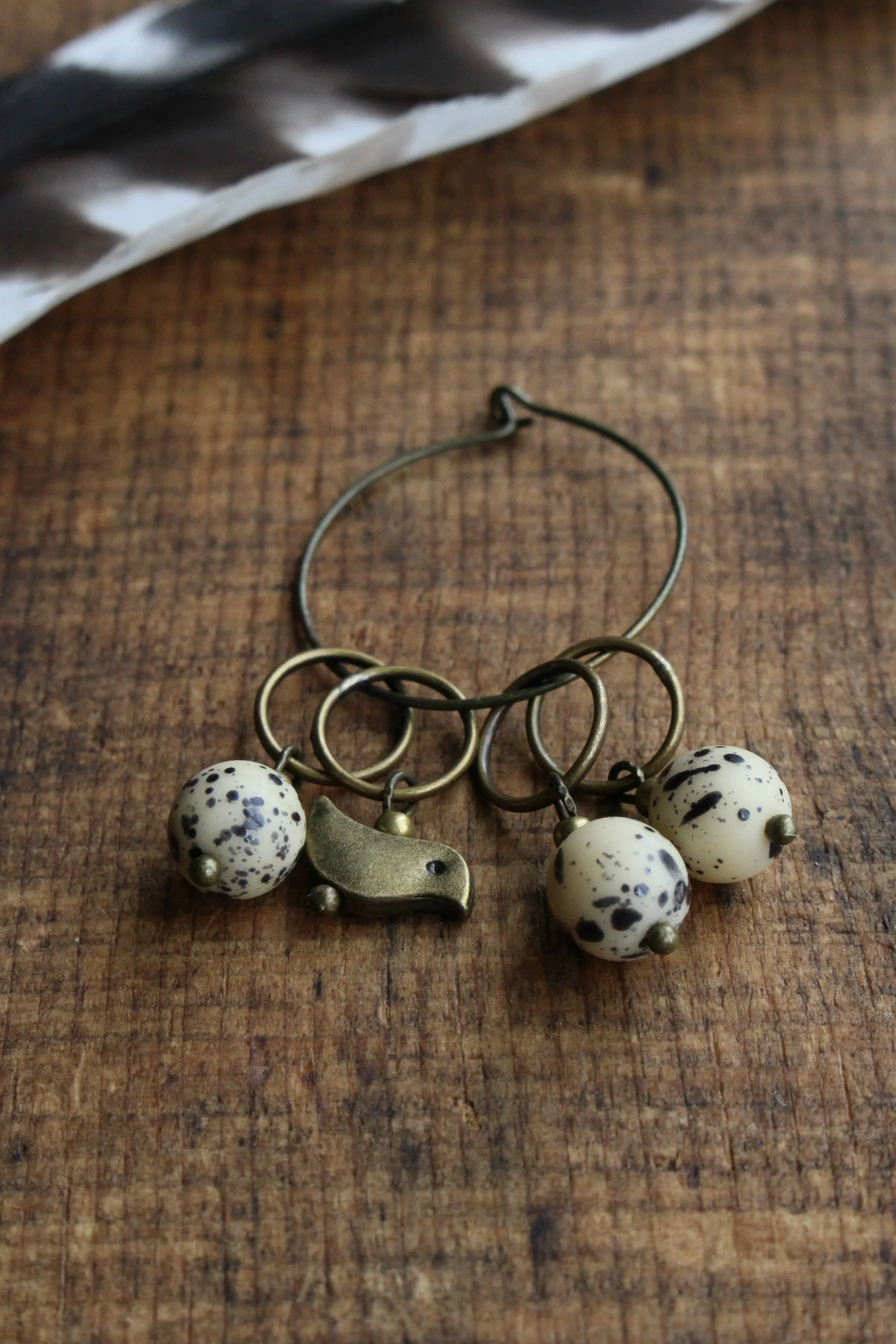 Speckled Egg and Hatchling Stitch Markers.jpg