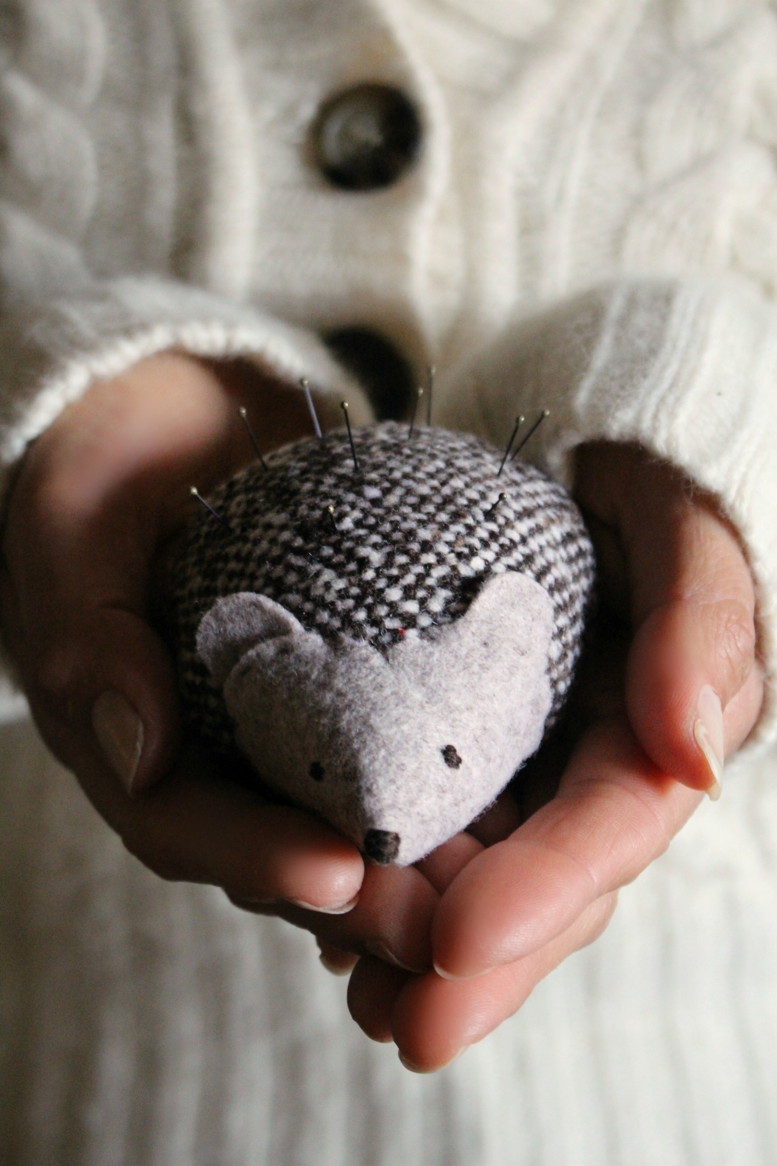 Little Hedgehog Pincushion Kit Never Not Knitting Sometimes Sewing