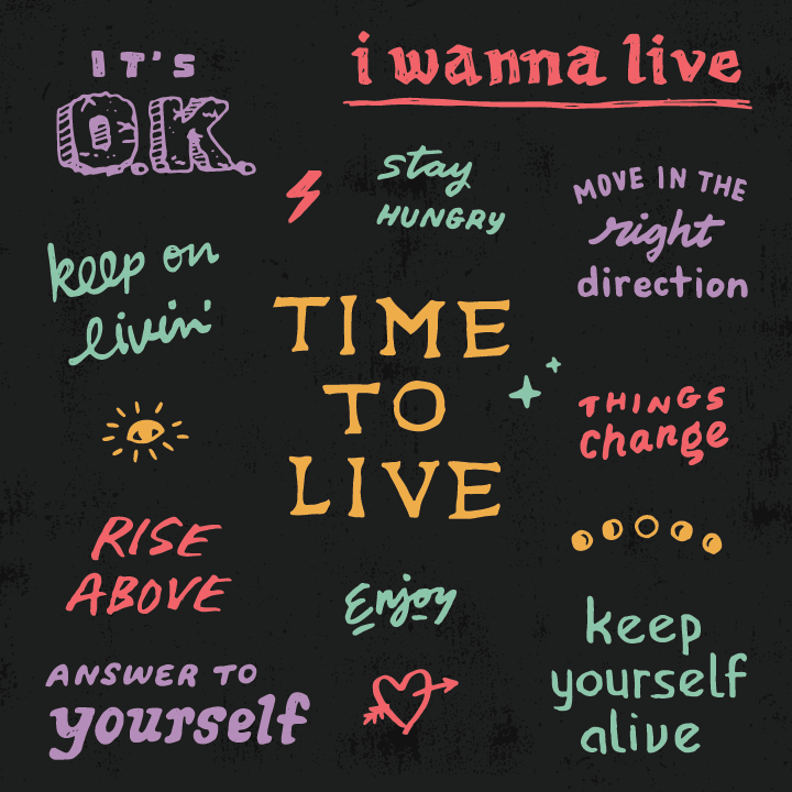 Keep on livin playlist art