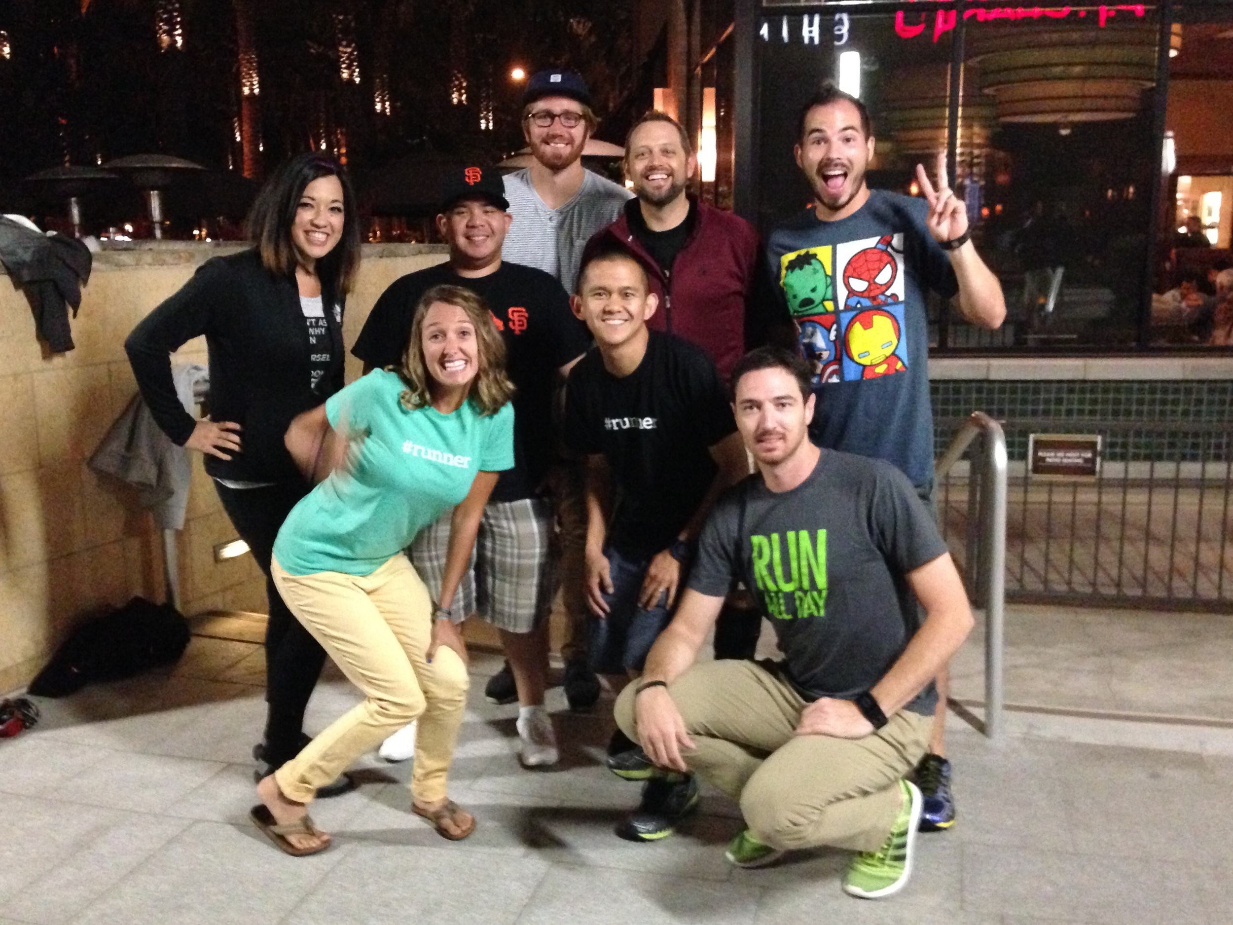 Pre Race Dinner with Friends: @CarleeMcDot , @pointonemiles , @pavementrunner , @QwietSt0rm , @a2thej44 , @ivieanne , @ruggedwoodsman