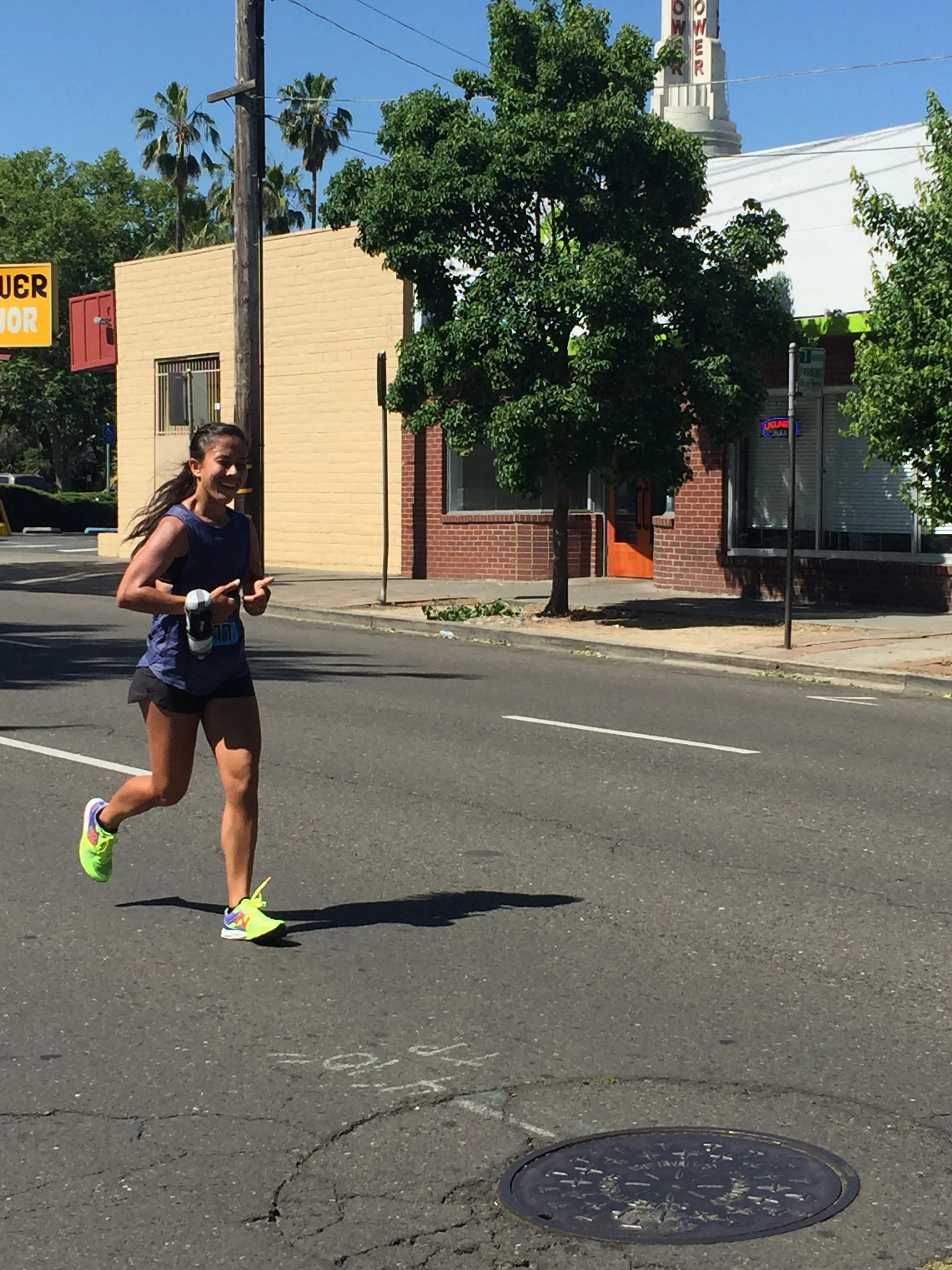 I'm nearing the end and so grateful! Less than a 5k to go at this point. Please ignore the eyes closed. 😂 📷: Stephanie Ganeban