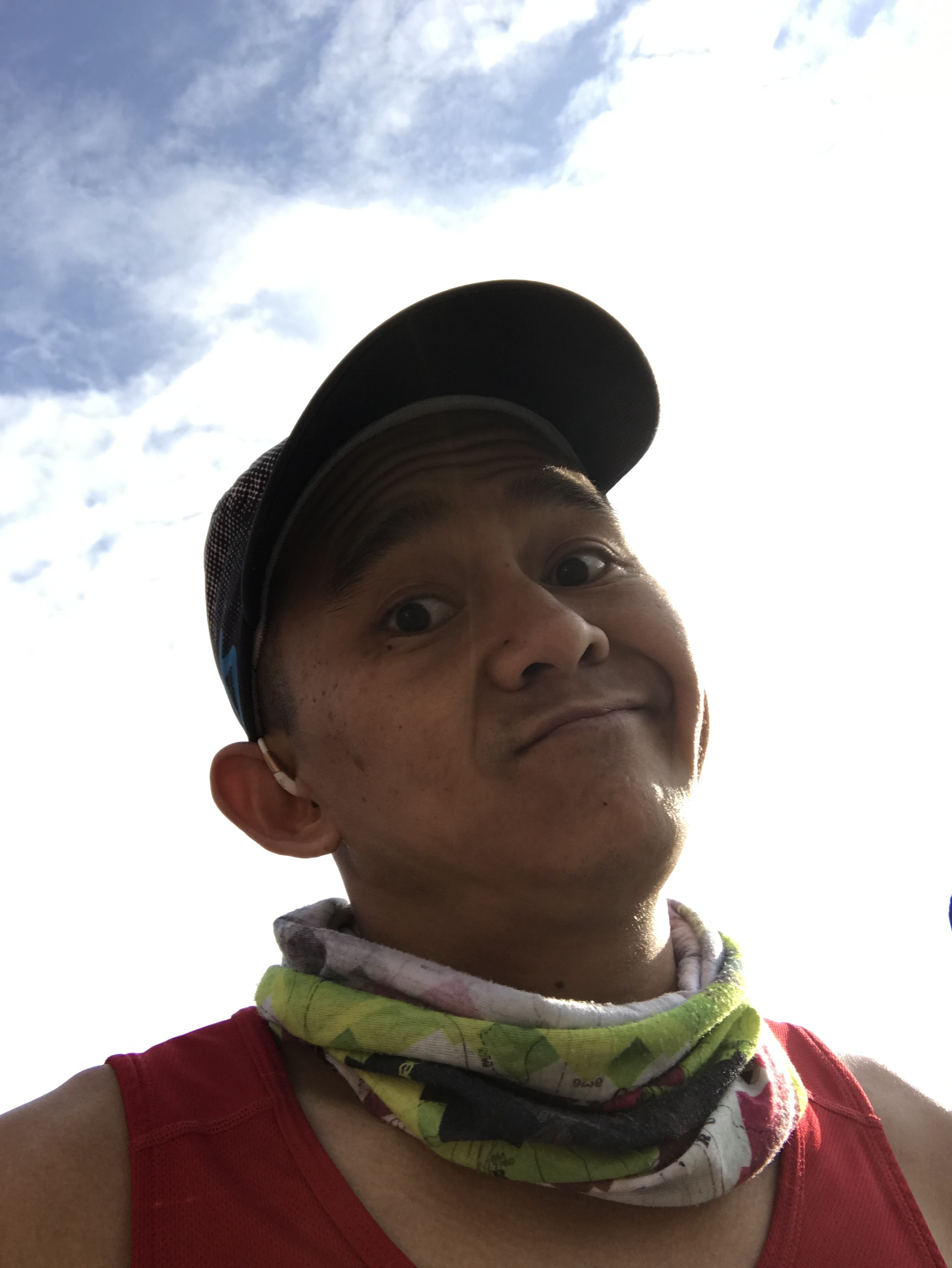 Me. At mile 25. Whatcha gonna do?