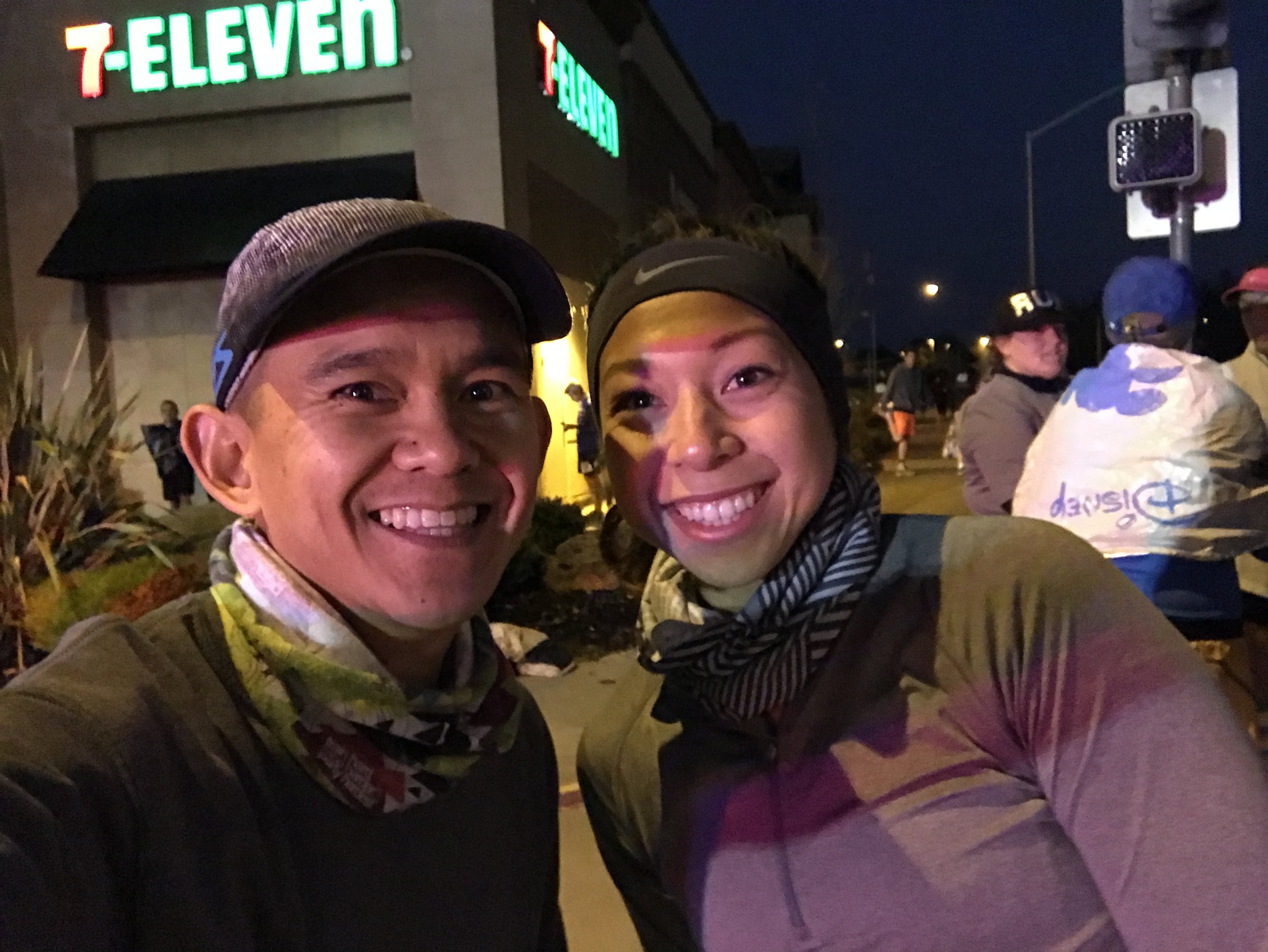 With fastie, @alexiaruns, at the start area.