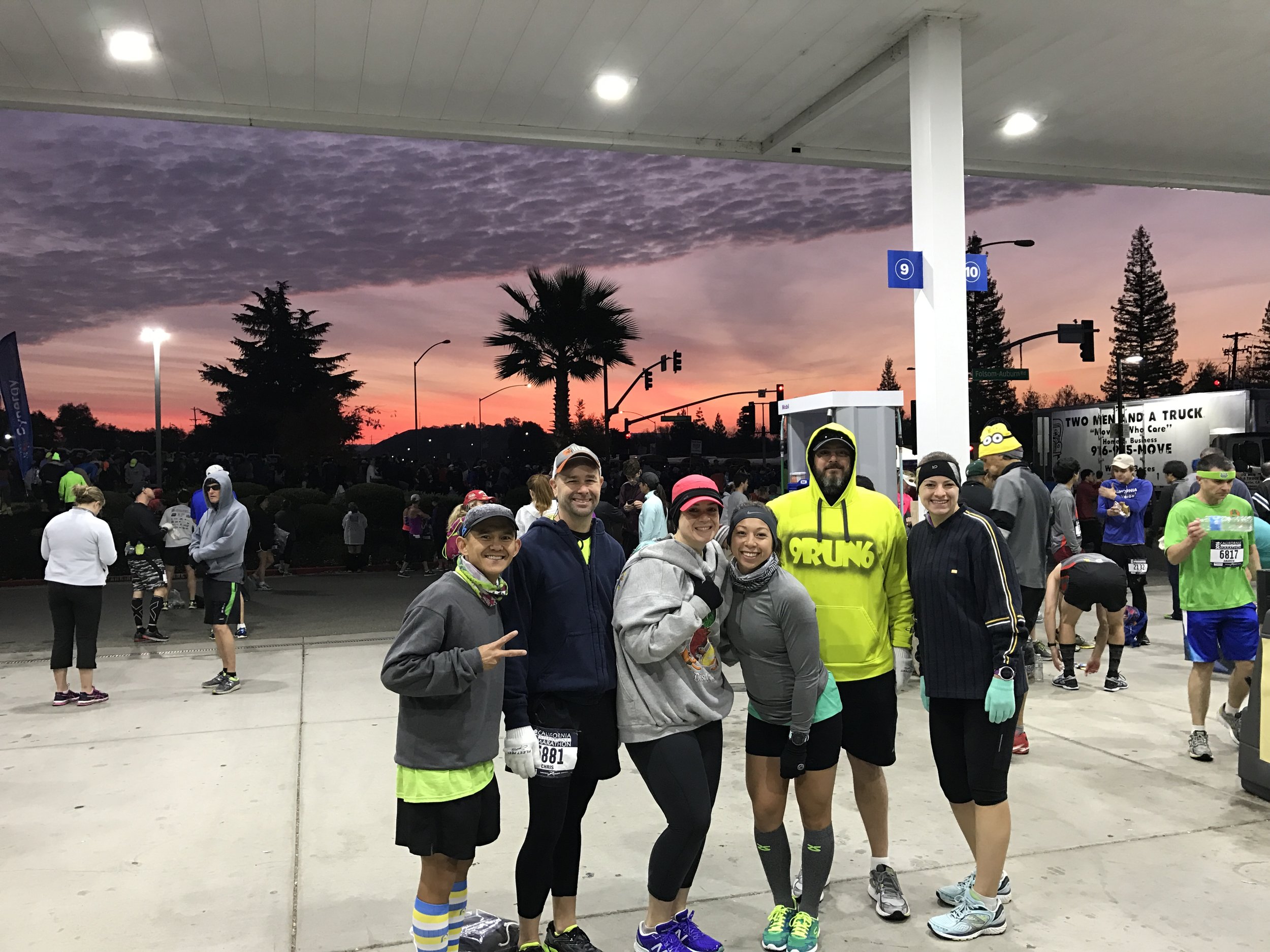 Some of the #9Run6 family. Way to go ya'll! @mcrunnerchris , @wholeheartedrunner , @bradbernel and @shibamom93