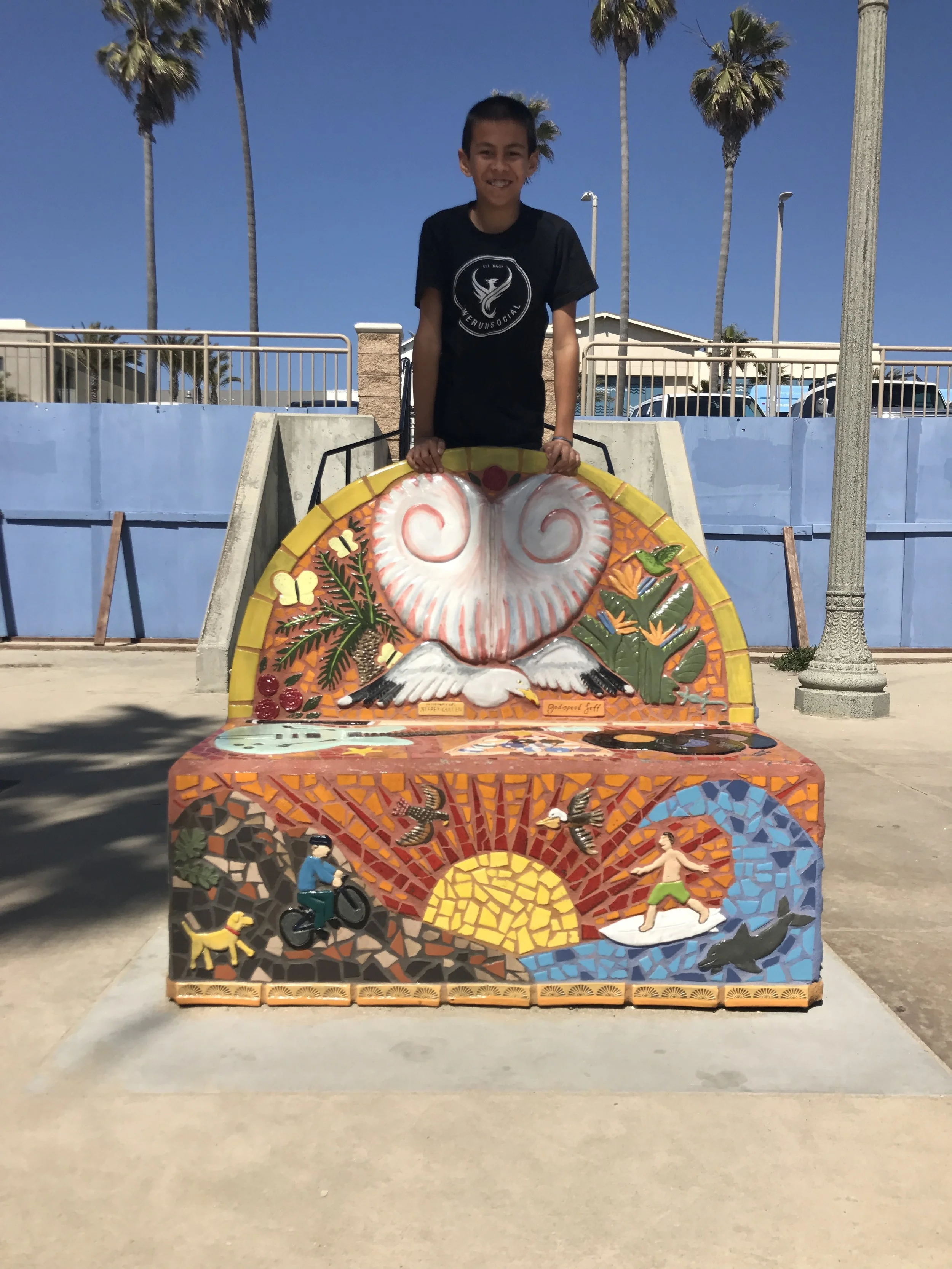 He absolutely loves beach towns. Everytime we visit one, he shares how he wants to live near the beach and skateboard