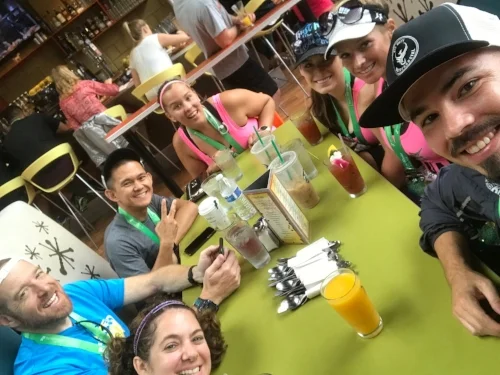 Race and eat #allthethings. @matmilesmedals , @smartwatermelon , @samantha_0528 , @runs.n.circles @run2getfitnik @pavementrunner