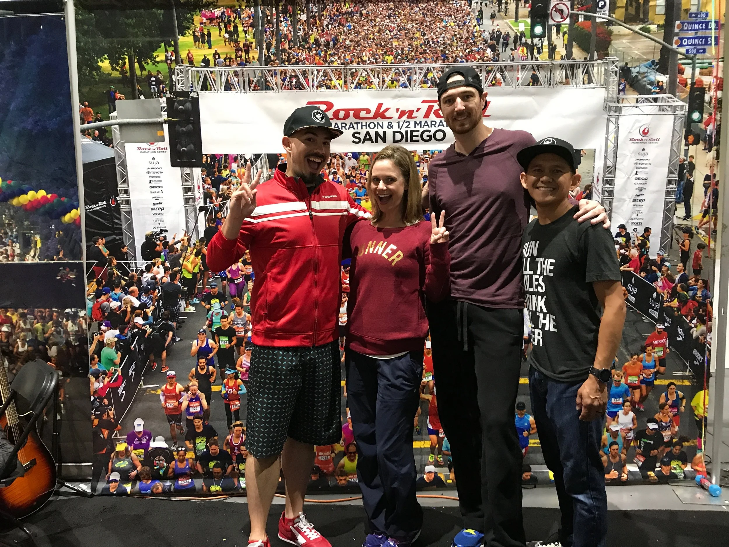 Hashtag RUNNERS. @pavementrunner , @andreabarber , @pointonemiles