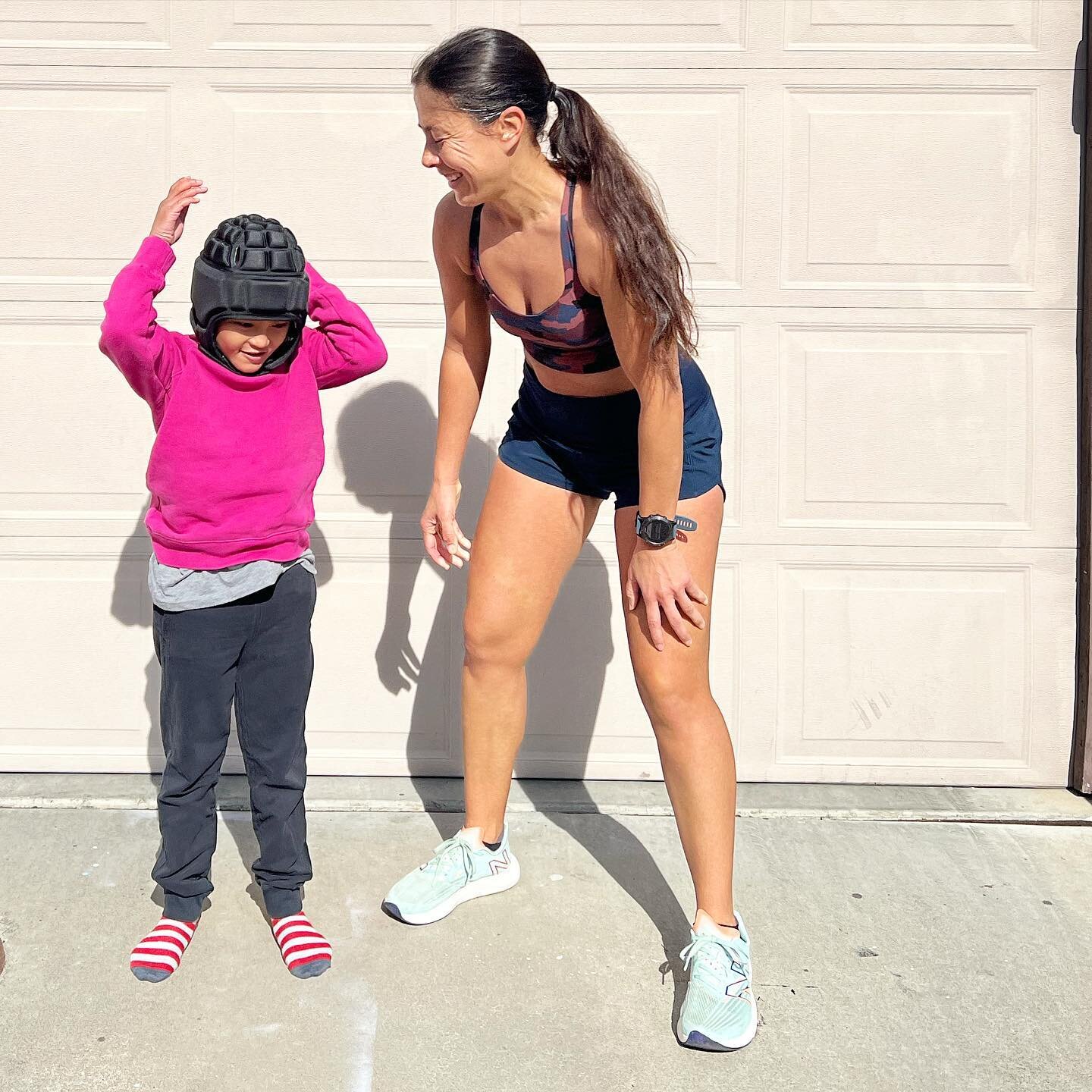 Mid morning run with my best running partner.  Sun was shining, temp was warm (50 degrees) and who can resist being happy when listening to Janet Jackson?!? Not to mention my new @lululemon running bra came in and couldn&rsquo;t wait to take it for a