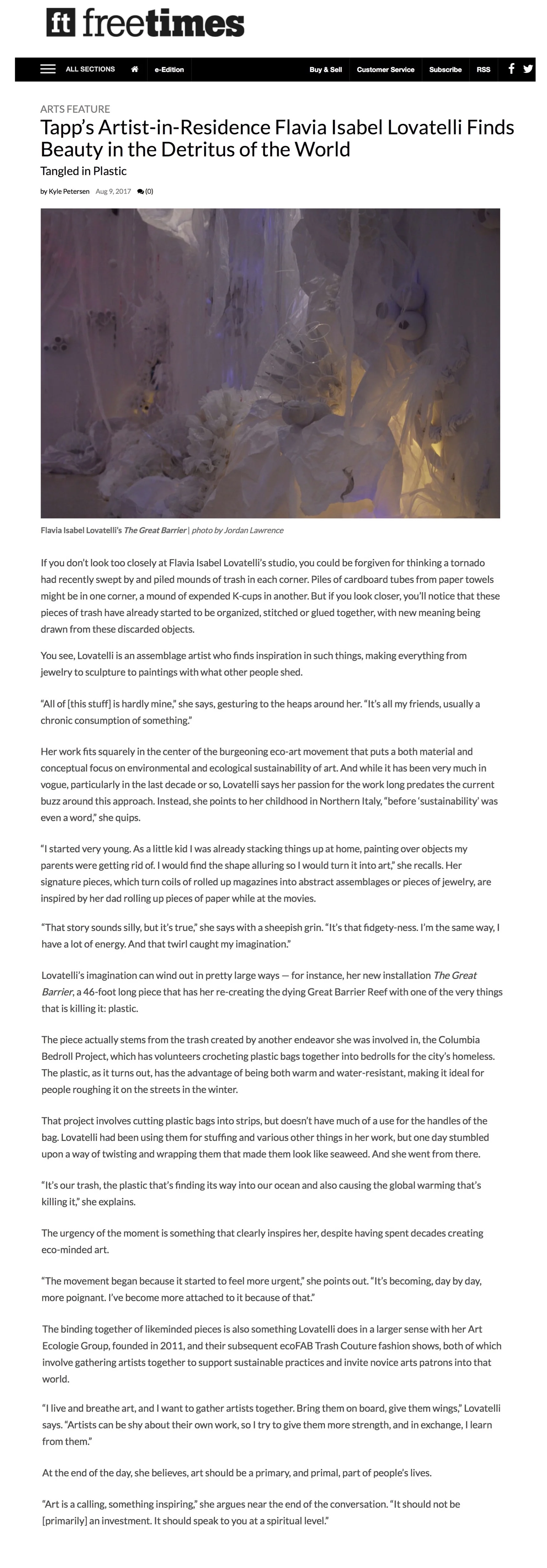 Free Times Newspaper - Columbia SC 2017