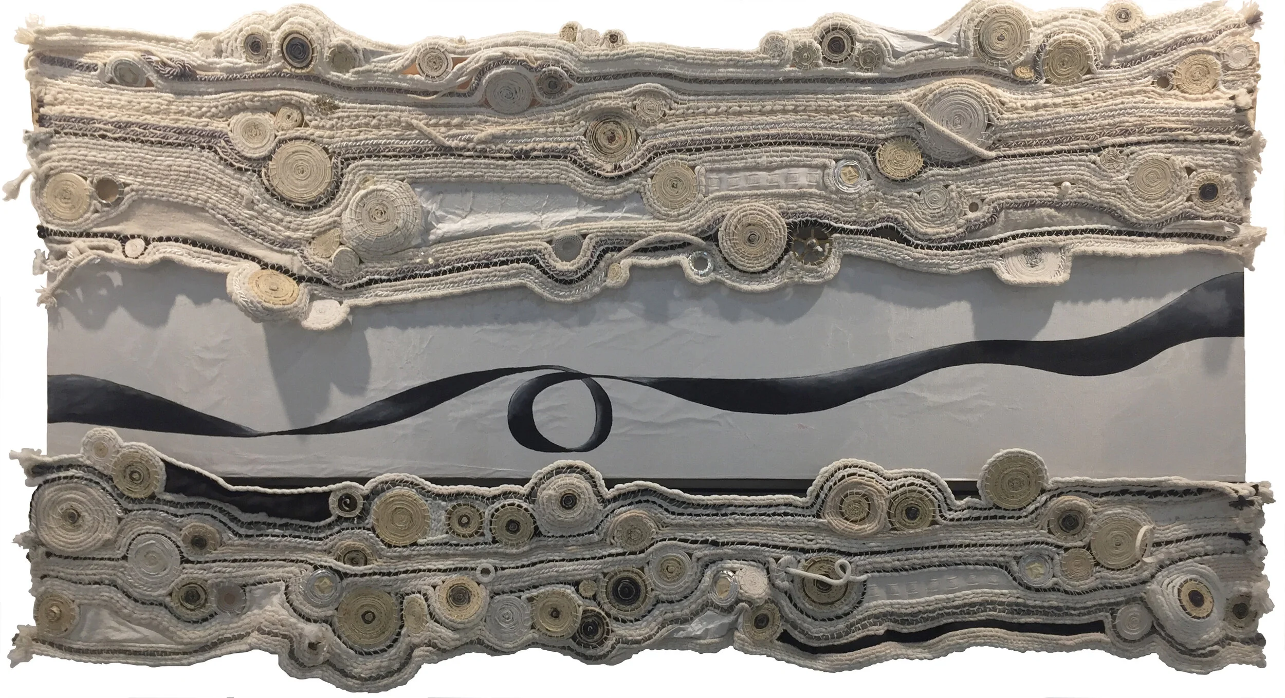 Black Ribbon Triptych