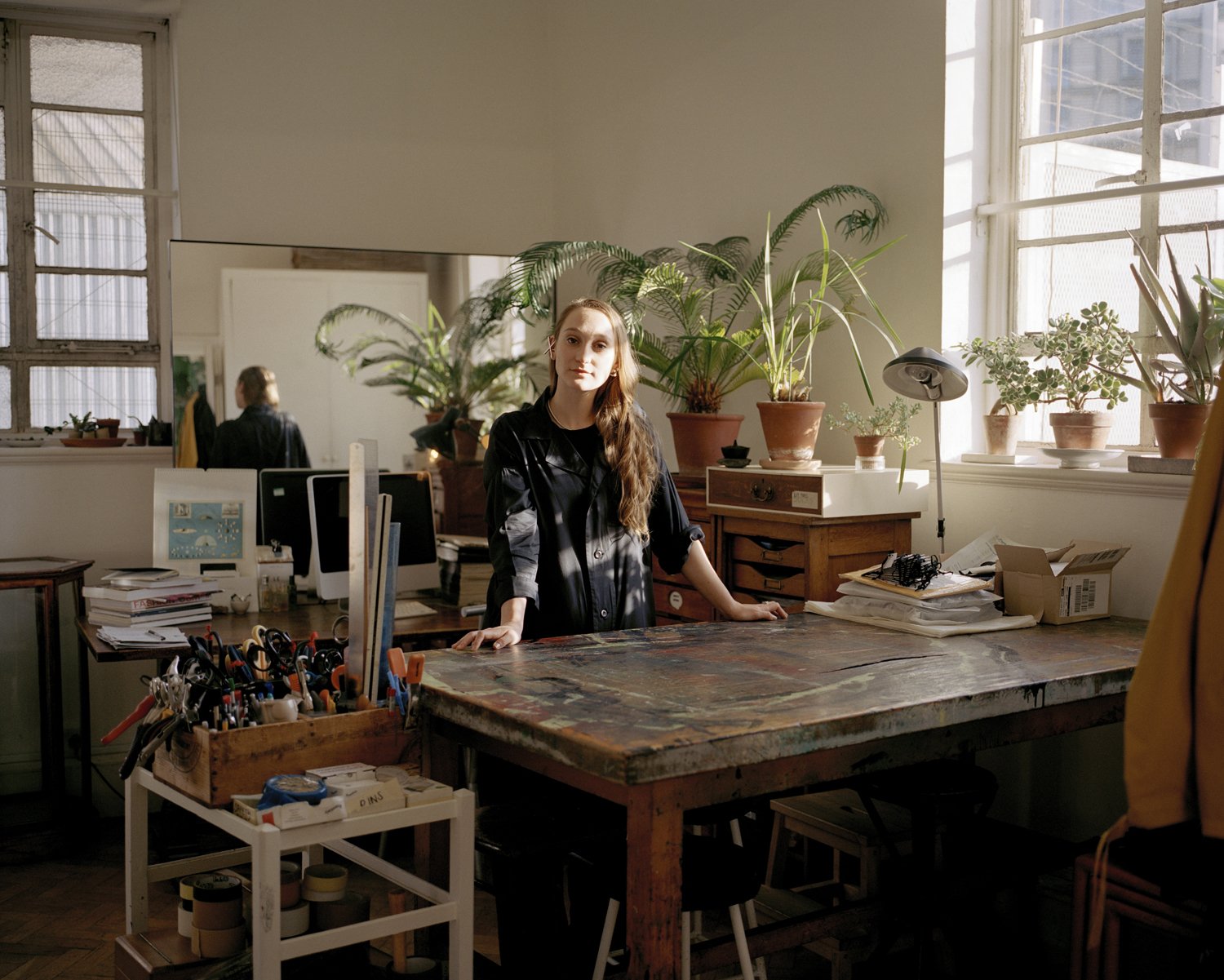  Phoebe English x GQ Style //  I was commissioned to photograph the fashion designer Phoebe English in her South London based studio for GQ Style. 