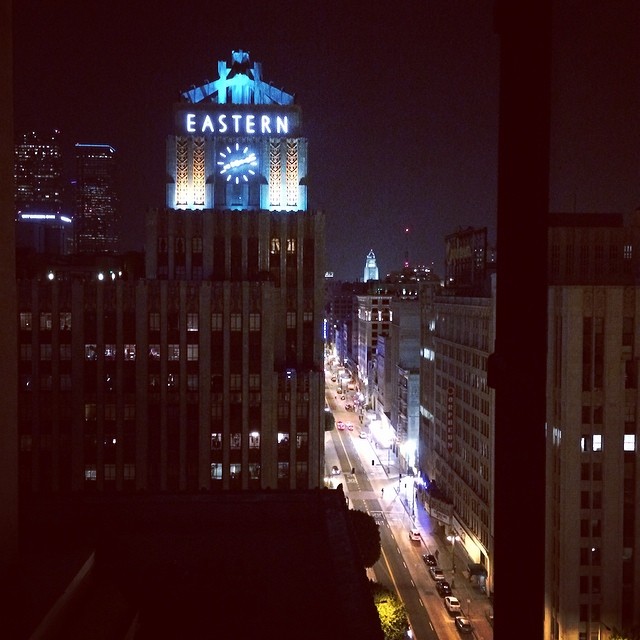 @acehotel DTLA with @thematfinish and @kristendarling !