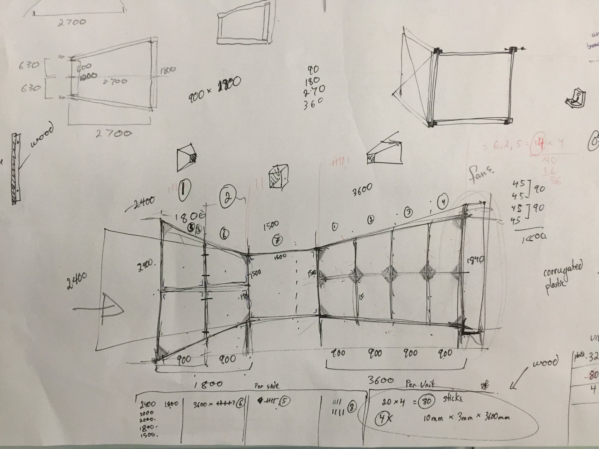 rough planning drawings