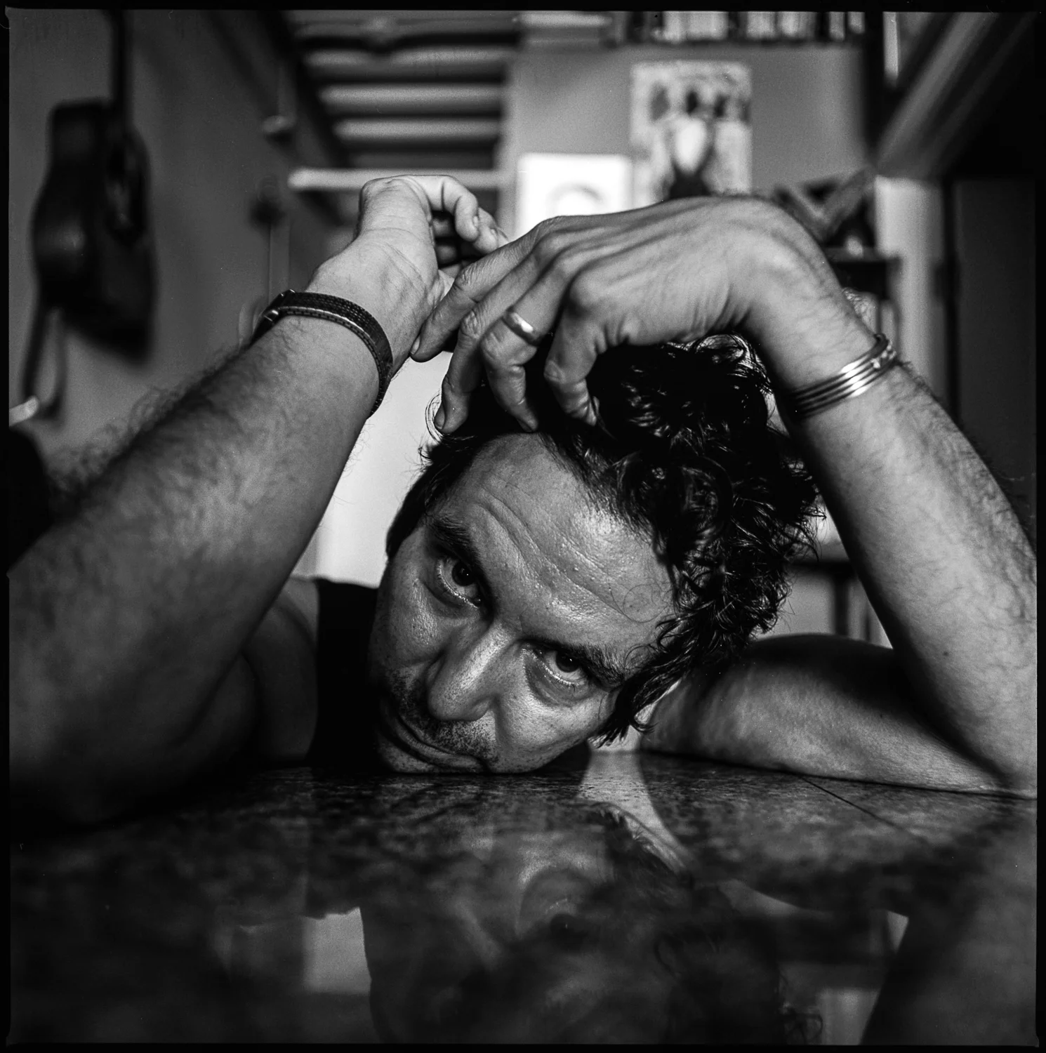 David Garza Los Angeles, California, 2018 Made with Hasselblad 501c with Kodak 120 Tri-X 400 b&w film