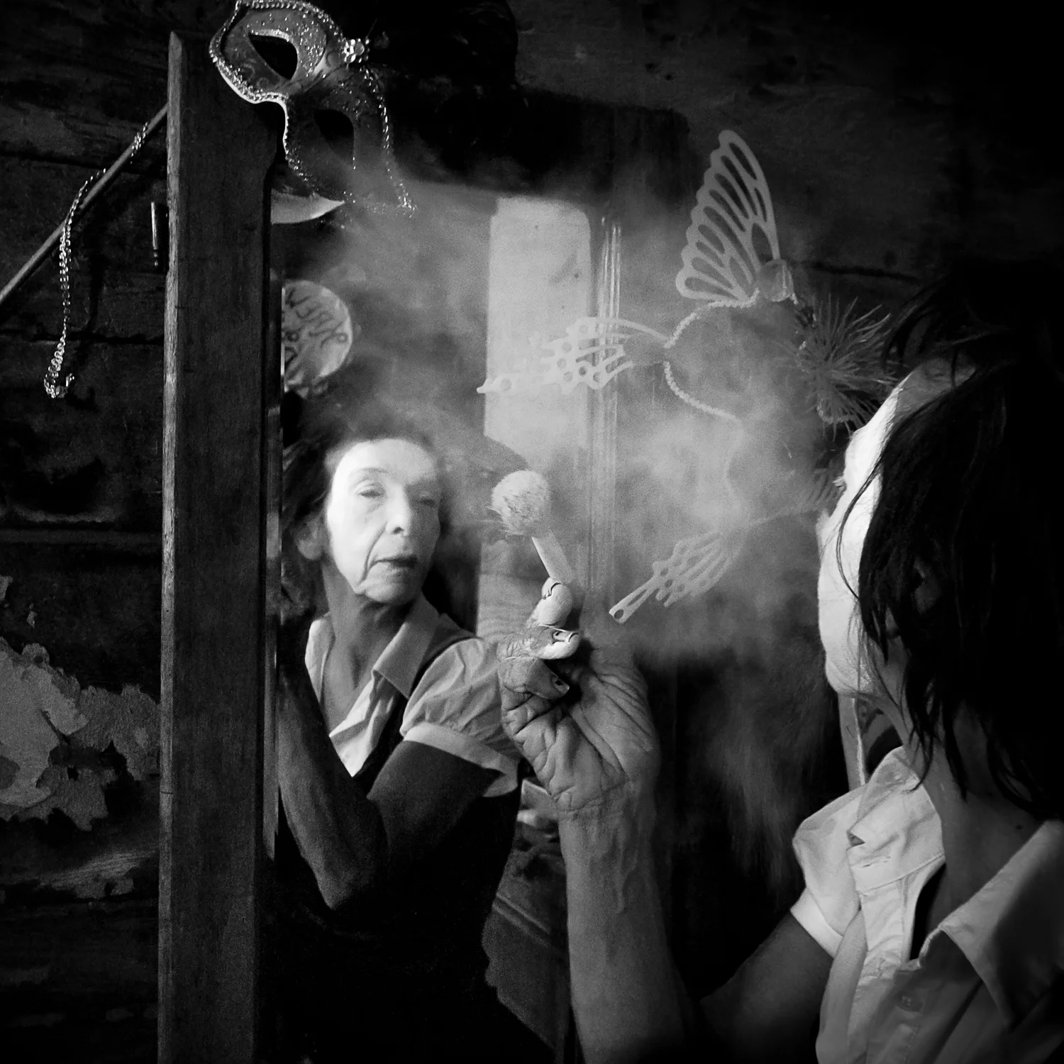 Ms. Pearl dressing as a mime New Orleans, Louisiana, 2010 Made with Nikon D800 digital camera