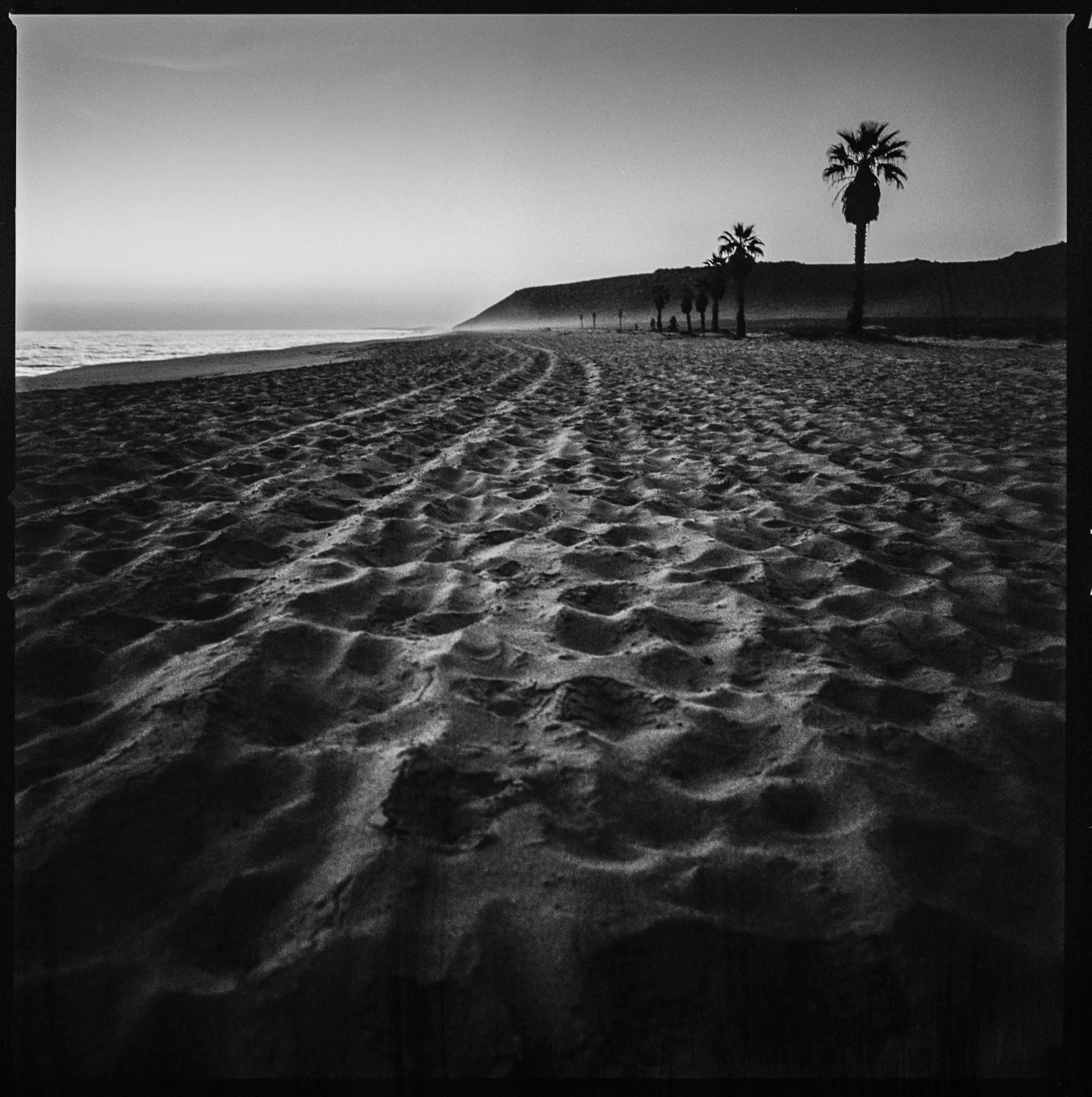 Beach Todos Santos, Mexico, 2018 Made with Hasselblad 501c with Kodak Tri-X 400 b&w film