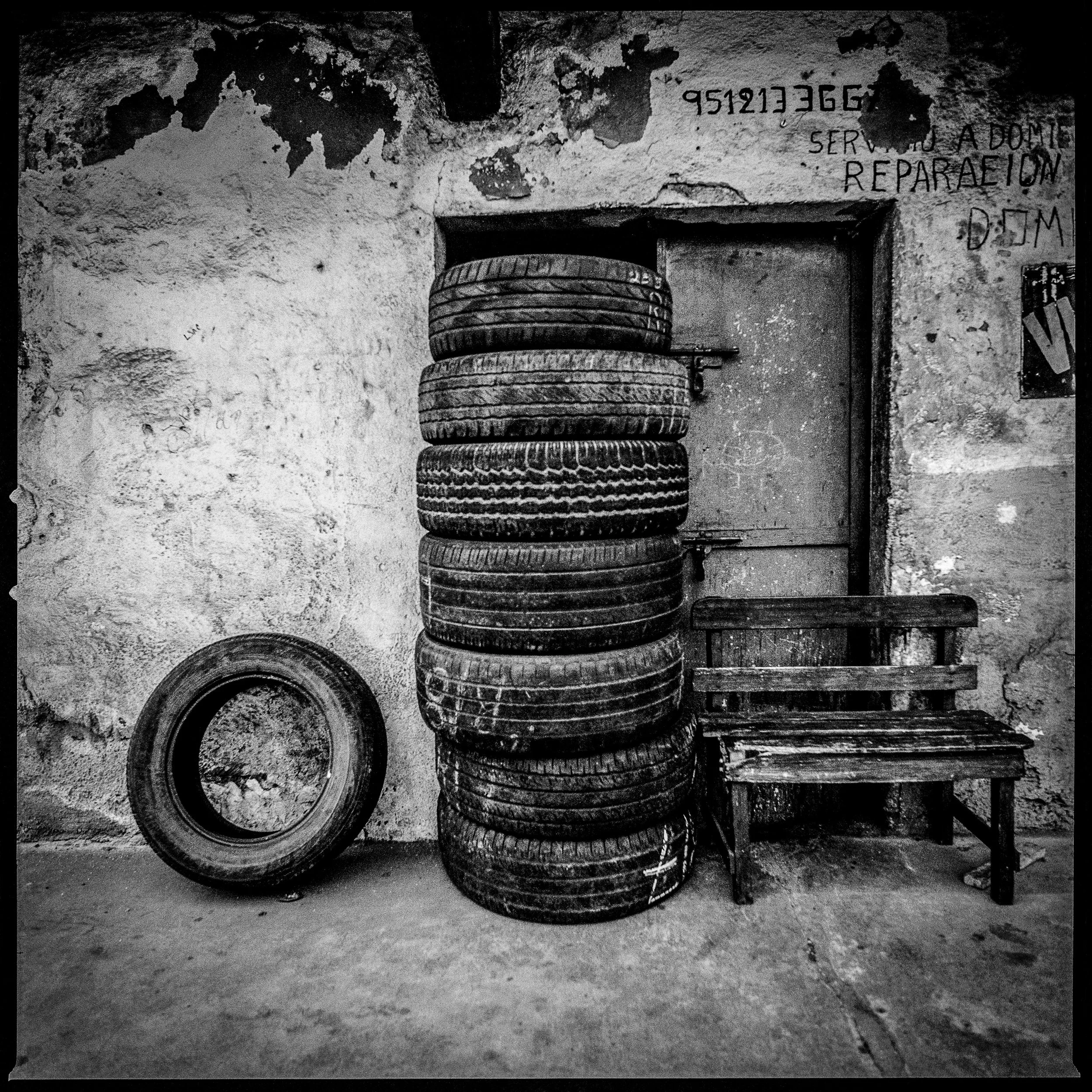 Doorway Oaxaca, Mexico 2018 Made with Hasselblad 501c with Kodak Tri-X 400 b&w film
