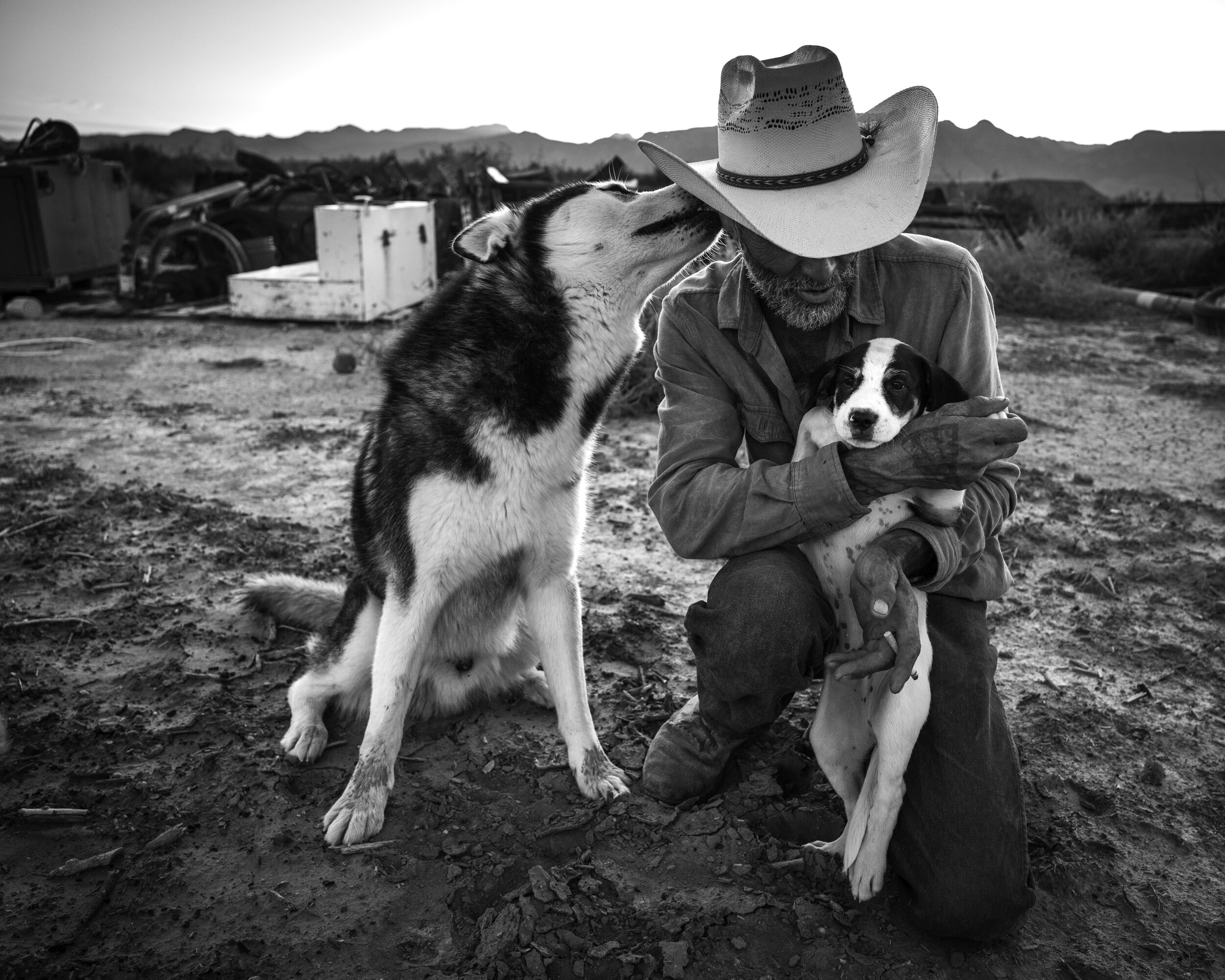  Rancher with his dogs Ruidosa, Texas 2019    5:4  