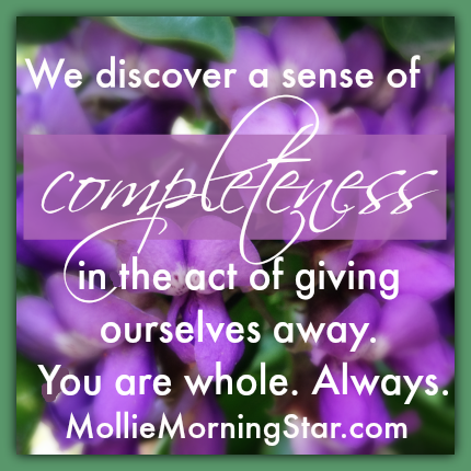 Managing feelings of incompleteness.