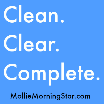 Clean. Clear. Complete.