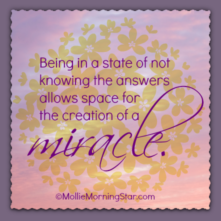 Living Into the Answers.