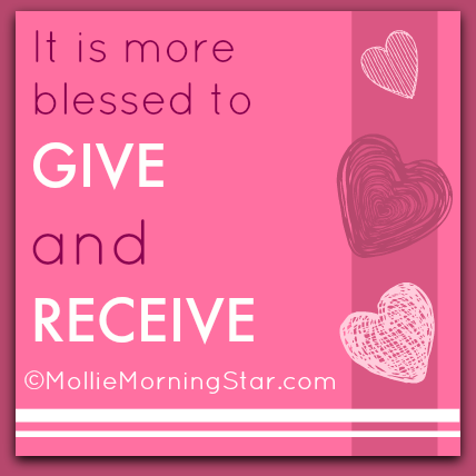 It's Better to Give AND Receive