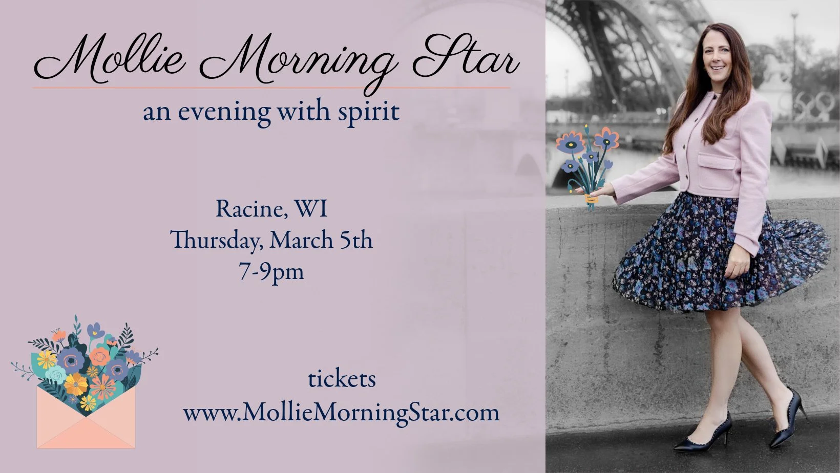 Special Event:  An Intimate Evening in Racine with Psychic Medium Mollie Morning Star 