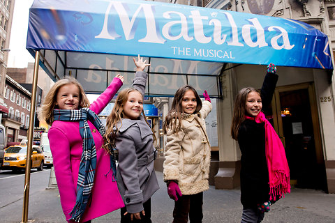 Milly & Co. Outside the Shubert