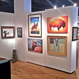 Icons of the West 2014 - Bison 11 (upper right) and Bison 12 (lower left)