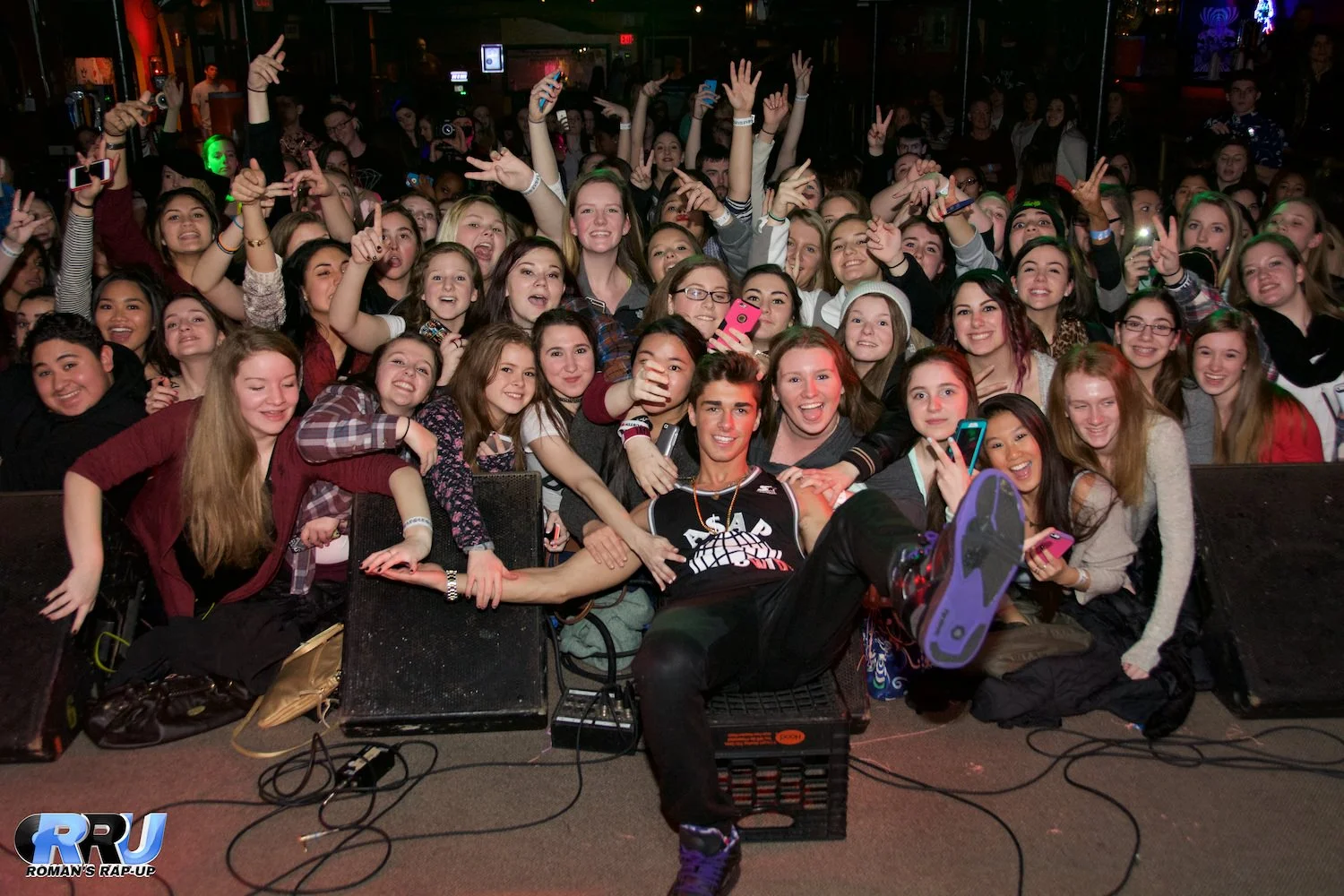 Ben Mader performing at the Middle East Nightclub in Cambridge, MA on January 25th, 2015 (Benjamin Esakof/Roman's Rap-Up).