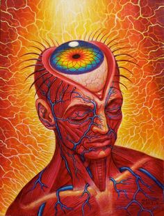 Painting credit Alex Grey