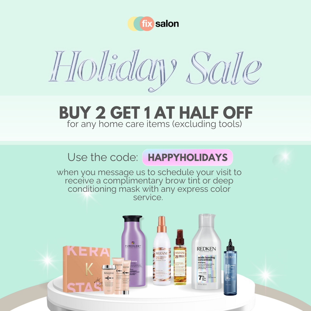 Holiday Hair Magic: Exclusive offers at Fix Salon!