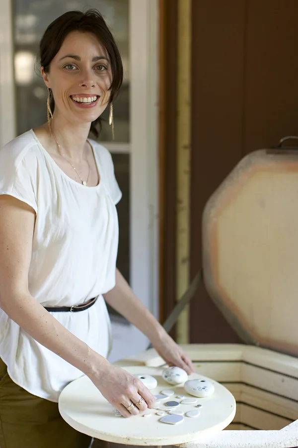 Zoe Comings in her studio (Photos by Nicole Mlakar Photography)