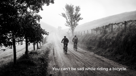 You can't be sad while riding a bicycle..jpg